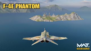 MWT:TANK BATTLES 6Million Dollar fighter jet F-4E PHANTOM in action