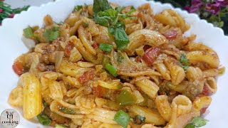 How To Make Chicken Macaroni | Quick And Delicious Macaroni Recipe By Cooking With NJ