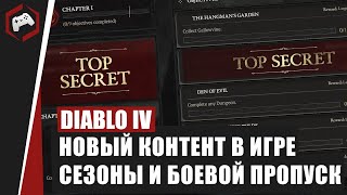 НОВЫЙ КОНТЕНТ СЕЗОНЫ И БОЕВОЙ ПРОПУСК В DIABLO IV