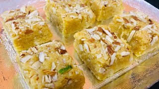 BESAN KI BURFI | GRAM FLOUR BURFI | SWEET AND SAVORY RECIPE |