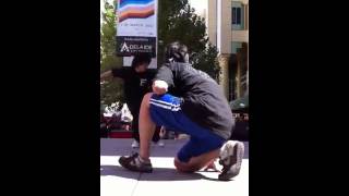 Freestylers in Rundle Mall