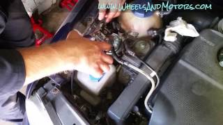 How to replace diesel fuel filter VW Golf Mk4 (Jetta, Bora)