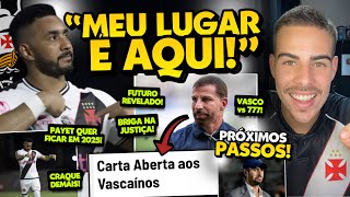 PAYET MAIS UM ANO NO VASCO? FRANCÊS FOI OVACIONADO POR SÃO JANUÁRIO I PRÓXIMOS PASSOS DA SAF!