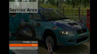 WRC 4 Proton (mitsubishi Evo 7) rally gameplay