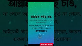 আল্লাহর কাছে চাও, আল্লাহ কখনো ফিরিয়ে দেন না, #motivation