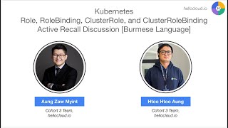 Kubernetes Roles and ClusterRoles Active Recall Session by Cohort 03 (Burmese Language)