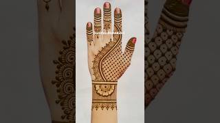 Easy Simple Beautiful Stylish Mehndi Design#mehndi #sunithasmehndiart #easymehndi #shorts #trending