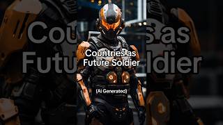 Ai Draws Countries as Future soldier (part 3). #futuresoldier #ai #shorts