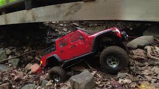 Traxxas Scale Winch on a SCX10 iii