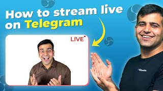 How to stream live on Telegram | Telegram live streaming | CA Sumit Mehta | Classplus