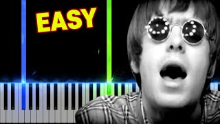 Oasis - Wonderwall | EASY Piano Tutorial