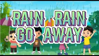 Rain Rain go away 🌧️☔| kids poem | nursery rhymes| kids poems station