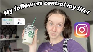 I let my Instagram followers control my life for 24 hours!