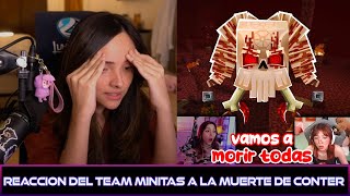 VICKY y LA REACCION DEL TEAM MINITAS A LA MUERTE DE CONTER EN DEDSAFIO #vickypalami #twitch