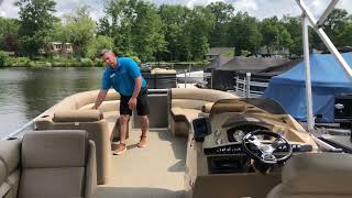 2014 Harris 220 Sunliner Pontoon Boat