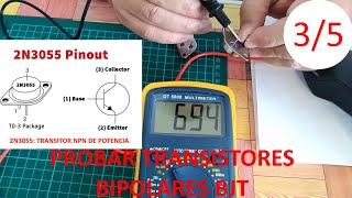 Transistores Bipolares BJT: Como Probarlos