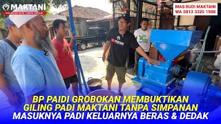 100% Giling Padi Maktani Menguntungkan Petani Karena Hasil Gilingnya Bisa Dijual Semua Tanpa Limbah