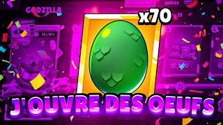 🔴 J'OUVRE 70 OEUFS !!😍🔥 ET ON CONTINUE LE RUSH 80K!?🏆 Brawl stars fr🔴