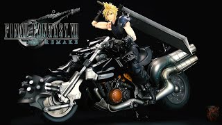 Play Arts Kai Final Fantasy VII Cloud Strife Hardy Daytona Unboxing