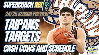 Cairns Taipans | NBL Supercoach | Cash Cows and Targets