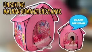 Unboxing Mainan Rumah/Tenda Anak