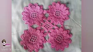 Easy Crochet Motif Pattern | #crochet #knitting #crochetpattern