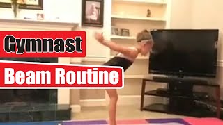 Gymnast Isabelle Beam Routine | Head Over Heels Gymnastics