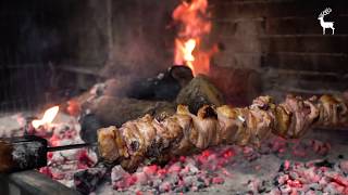 Pincho de lechazo en Arzuaga