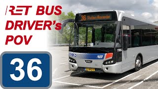 Cabinerit lijn 36 Kralingse Zoom - Alexander | RET