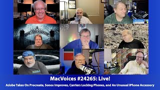 MacVoices #24265: Live! - Adobe vs. Procreate, Sonos, Locked iPhones, and More