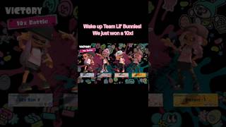 Team Li'l Bunnies just won a 10x! #splatoon3 #splatoongameplay #splatfest #bunnies