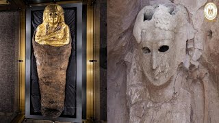 Tombs and mummies with golden tongues discovered in Egypt