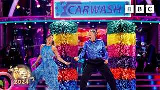 Paul Merson and Karen Hauer Samba to Car Wash by Rose Royce ✨ BBC Strictly 2024