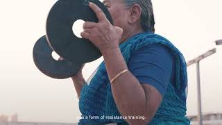 “Lifting Makes Me Fearless” 83-year old, Kiran Bai.