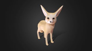 Fennec Fox - Idle Animated