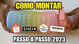 Garrafa de Água de 2L da SHOPEE/SHEIN Como Montar 2023 - Passo a Passo