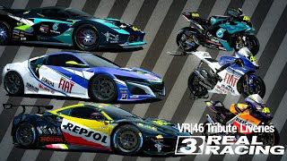 HD Liveries VR46 Tribute Liveries | Valentino Rossi | MotoGP | Real Racing 3