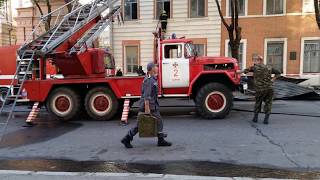 Пожар в УИПА (4 часть, 4 часа ликвидации пожара) 02.08.2018 Харьков