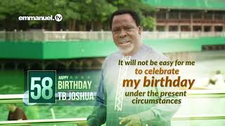 Prophet TB JOSHUA Last Words before his Death, "it will not be easy for me to celebrate my birthday"