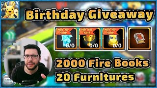 2000 Fire Book Birthday Giveaway - August 2023 - Pokeland Legends