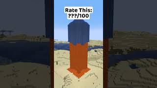 Cobblestone TOWER In Minecraft #minecraft #shorts