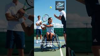 Wheelchair Tennis Breaking Limits in 2024 #viralshort  #wheelchairsports