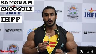 Sangram Chougule at IHFF Delhi (International Health, Sports and Fitness Festival)