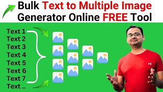 🔥Bulk Text to Image Generator 📷 FREE Online Tool