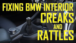 BMW F20 F21 F22 F87 Fixing interior creaks and rattles! It worked!