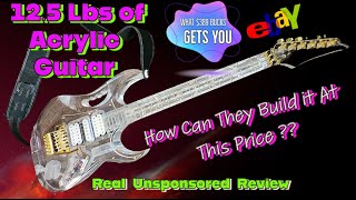 Outstanding  eBay Acrylic Ibanez Jem Replica Guitar | Review - Amazing Quality, and Bargain Price!