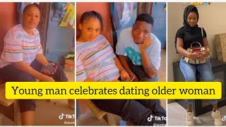 Young man celebrates dating older woman, 'I bless the day we met'