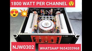 3600 WATT BAWAAL AMPLIFIER NJW0302 24 TRANSISTER K SIDE MAY / MV COLLECTION