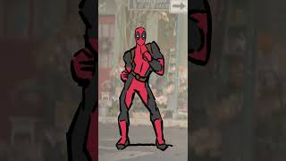 Deadpool and Wolverine dance #deadpool #wolverine #marvel #animation