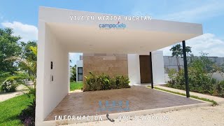 $3,050,000 con una recámara// $3,350,000 con dos recámaras CAMPOCIELO NORTE DE MÉRIDA YUCATÁN